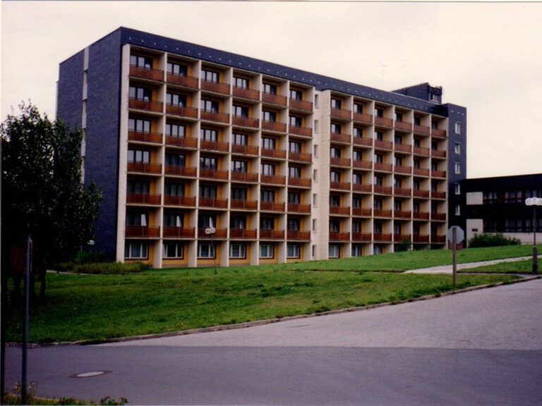 Historische Aufnahme des ehemaligen FDGB Hotels Frankenwald.